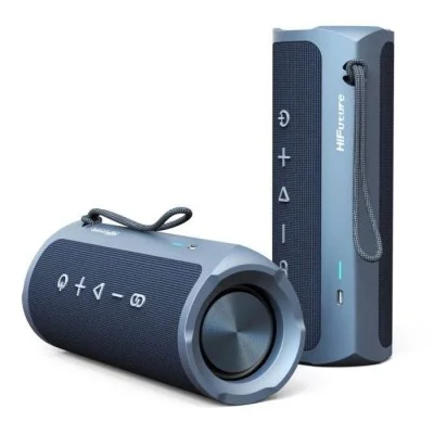 Hi Future - Ripple - 30W Waterproof Bluetooth Speaker - Blue
